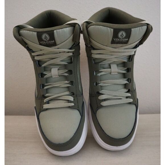 Volcom Men's Sz 7.5M Olive Green/Gray Evolve EH High Top Comp Toe Shoes - Picture 11 of 12